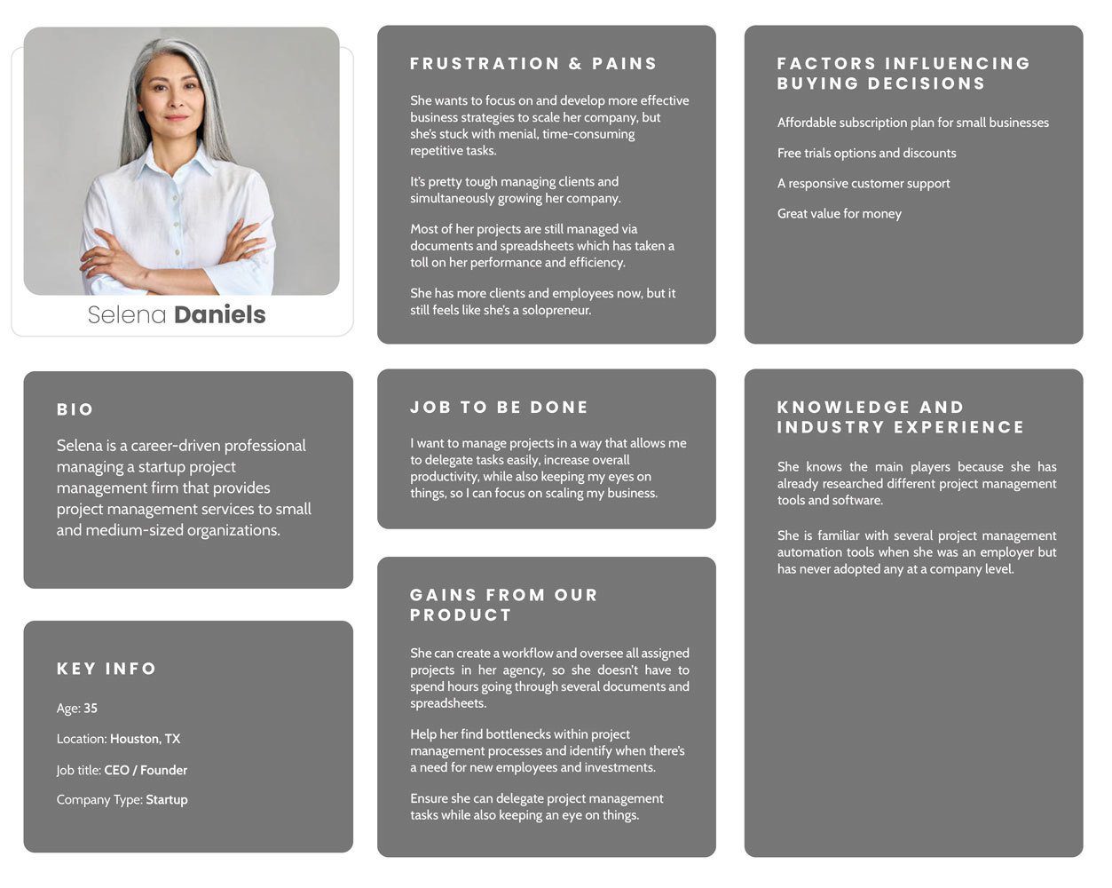 b2b buyer persona template