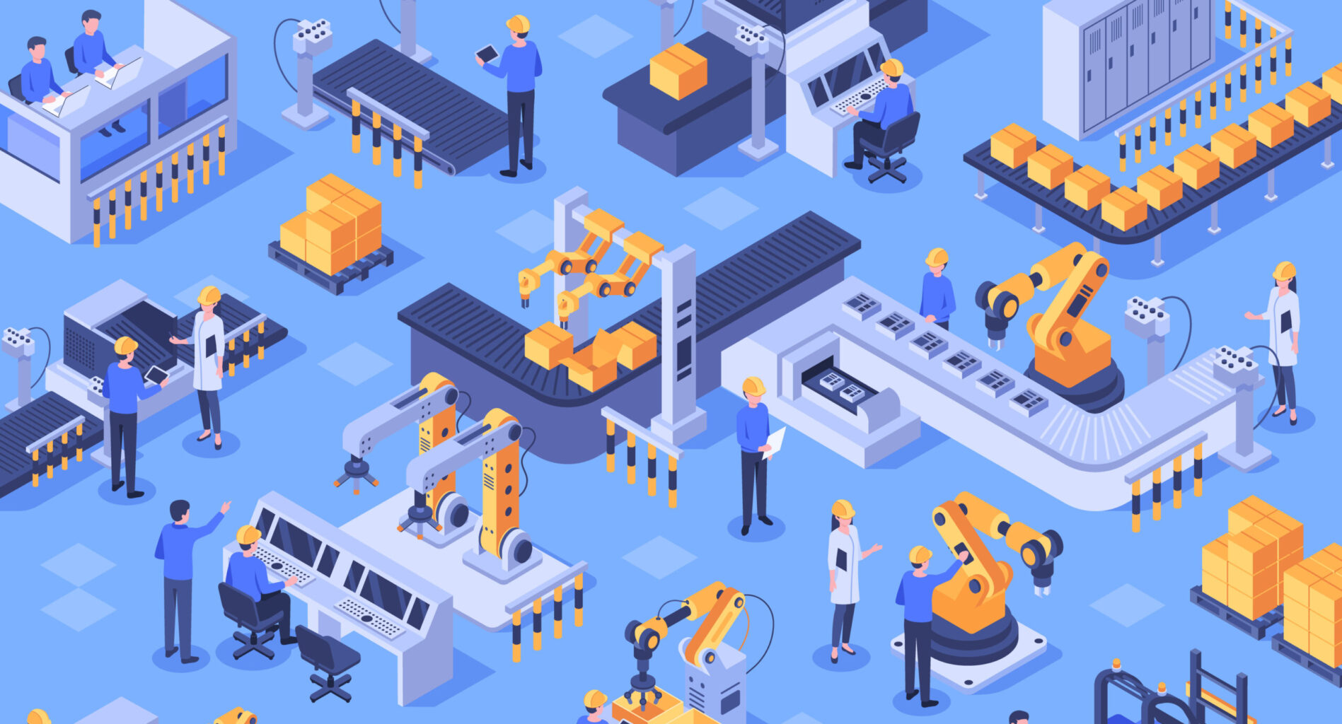 Manufacturing with automation