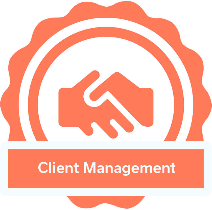 Client Management : Brand Short Description Type Here.